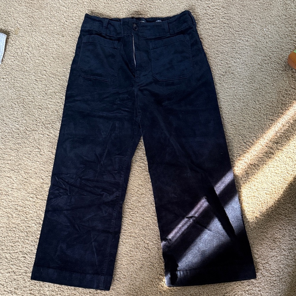 Maeve Black Cropped Pants